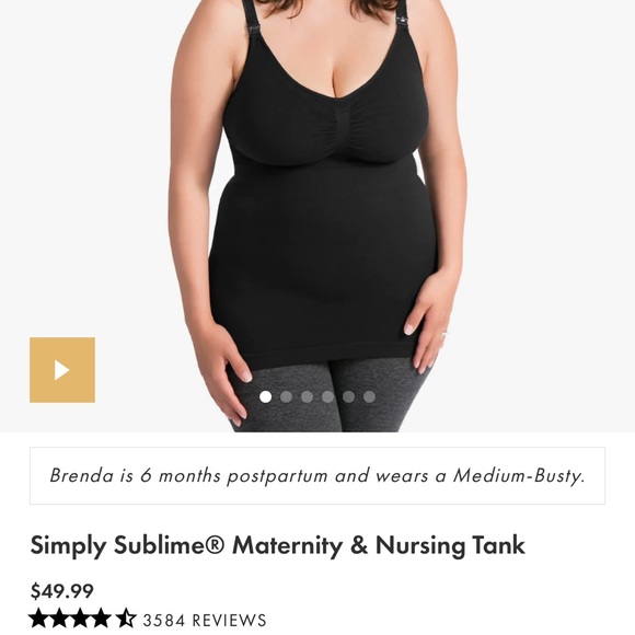 Simply Sublime® Maternity & Nursing Tank - Picture 6 of 11